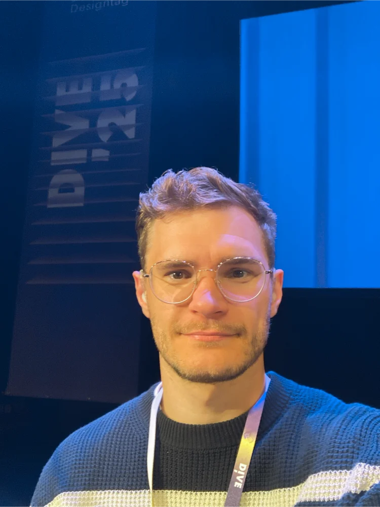 Nils Enders-Brenner bei der Dive Designtag 2025